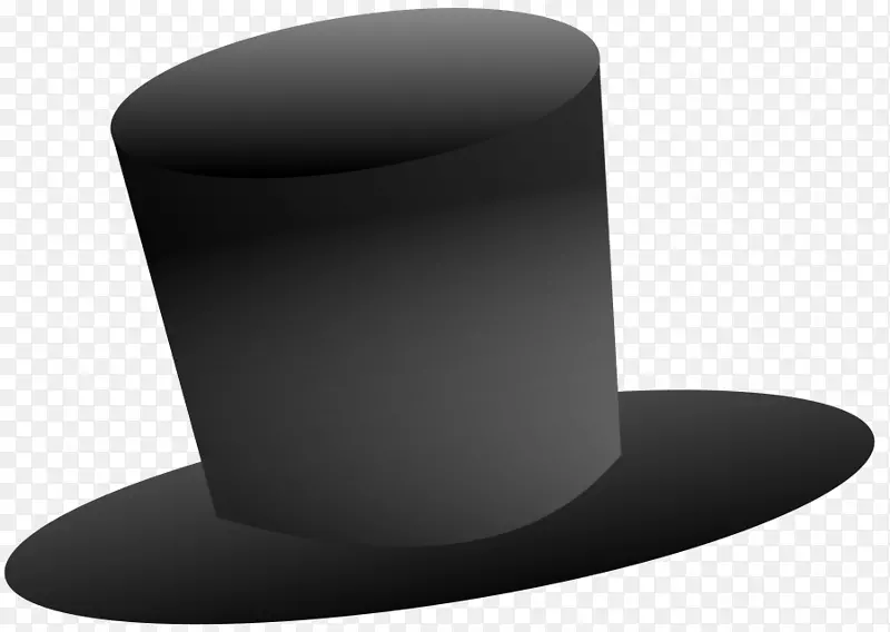 帽子白色黑色顶帽剪贴件