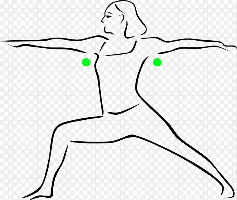 瑜伽瑜珈剪贴画-身体部位的图片