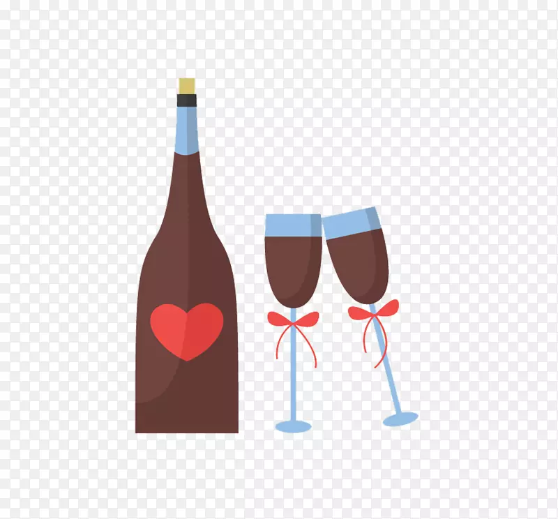 红酒杯-葡萄酒杯创意情人节
