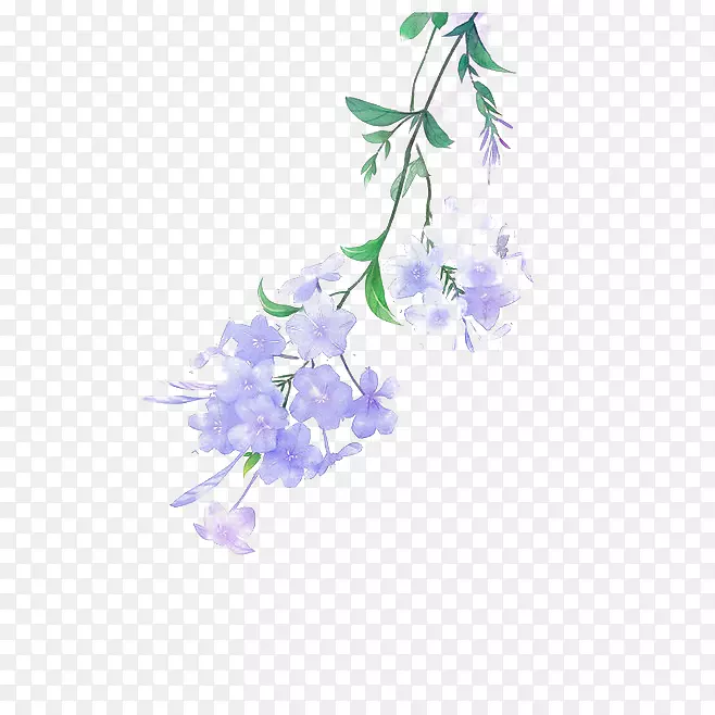 插图-蓝色雪花