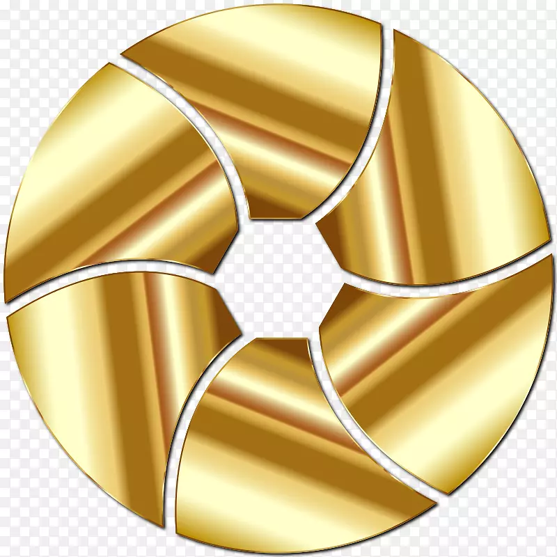 黄金摄影图标-关闭的剪贴画