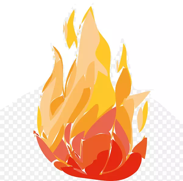 火焰免费内容剪辑艺术-卡通火焰