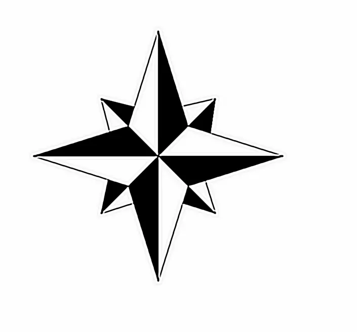 航海明星五角星剪辑艺术-航海明星图像