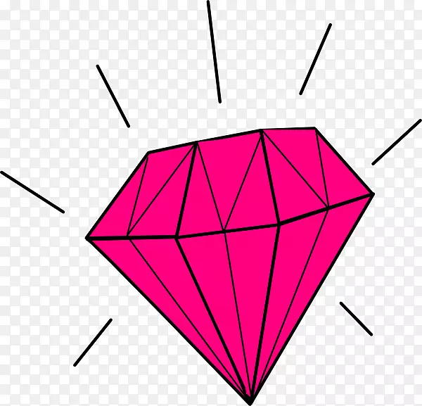 粉红钻石免费内容剪辑艺术-钻石剪贴画