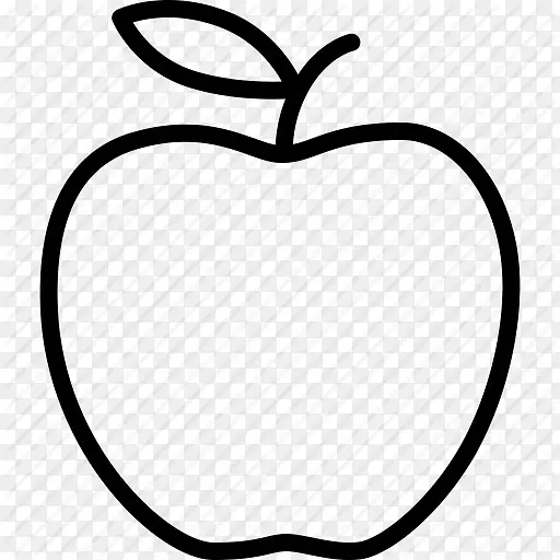 苹果版税-免费剪贴画-苹果轮廓