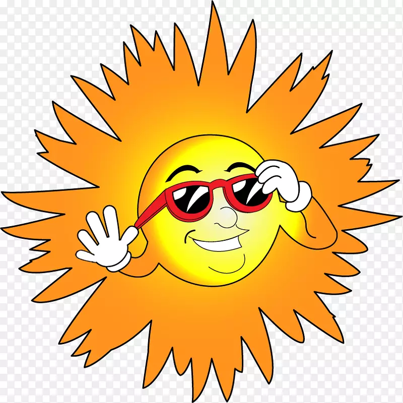 太阳镜天气免费内容剪辑艺术.闷热的鼻子图片