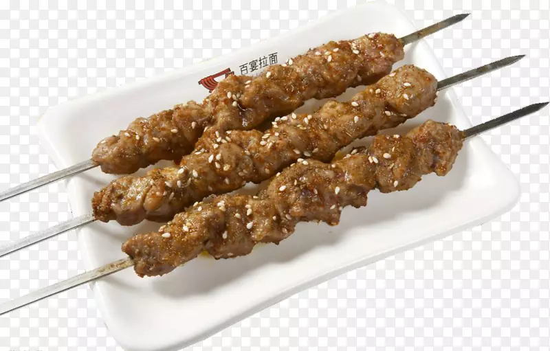 阿罗斯蒂里尼烤肉串yakitori satay-吃烧烤照片