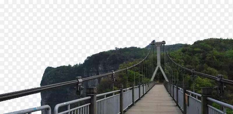 张家界大桥景观-张家界浮桥