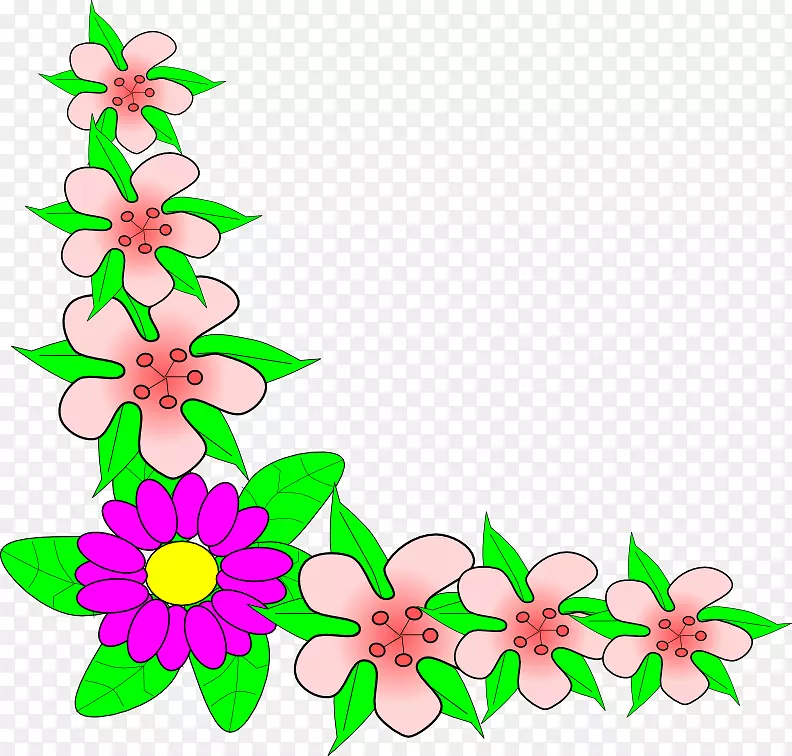 花卉设计剪贴画.花卉图形
