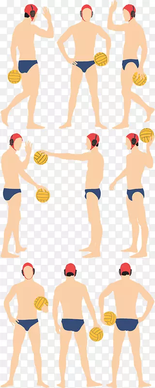 游泳短裤水球插图-水排球