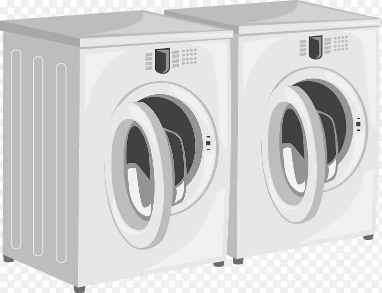 洗衣房洗衣机家用洗衣机滚筒图案