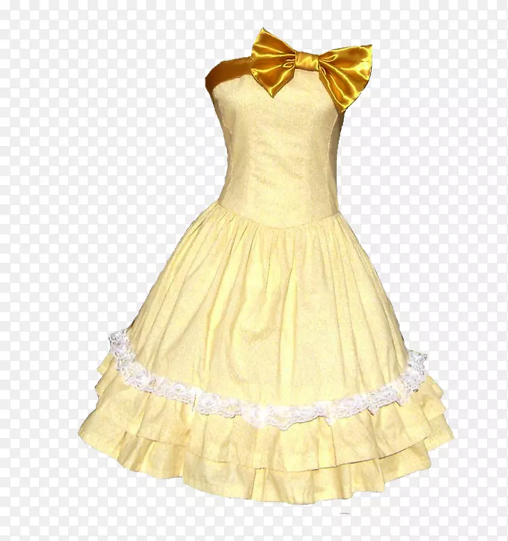 梅森米歇尔连衣裙-浅黄色T恤连衣裙