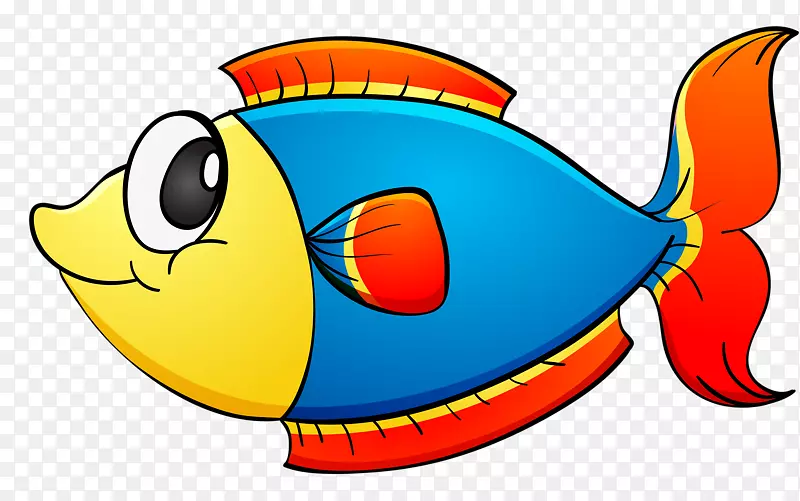 热带鱼动画剪辑艺术-卡通鱼