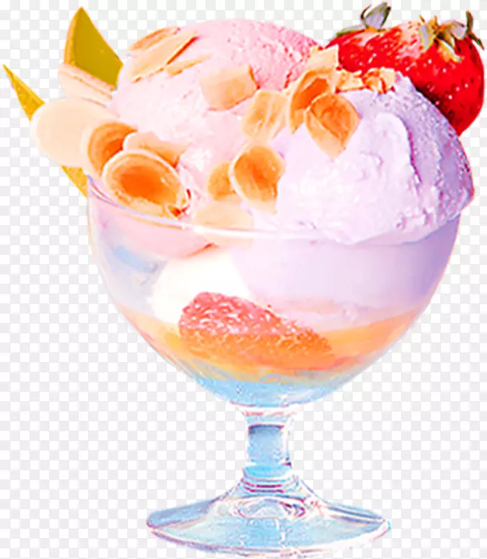 冰淇淋圣代冻酸奶冰淇淋