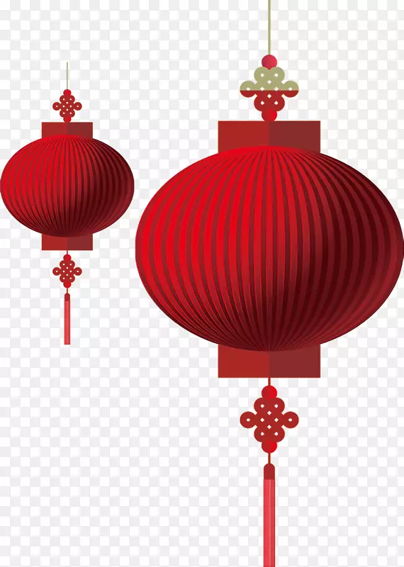 元宵节-农历新年红灯笼