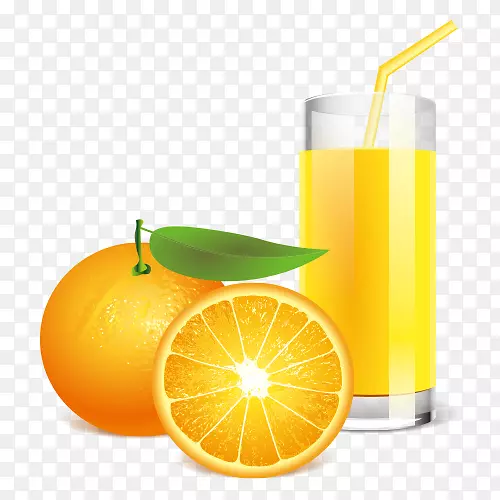 橙汁鸡尾酒饮料.果汁载体
