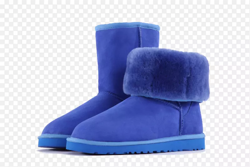 雪靴-蓝色雪靴