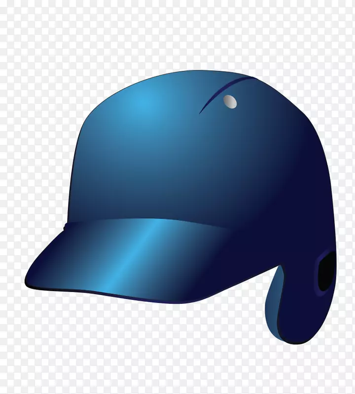 滑雪头盔击球头盔棒球帽蓝色棒球头盔
