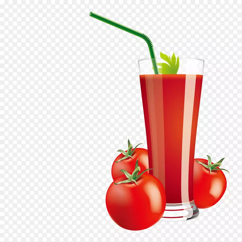番茄汁樱桃番茄水果-番茄汁