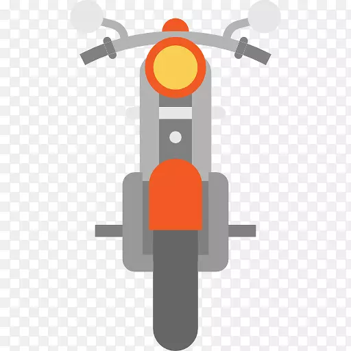 汽车摩托车可伸缩图形自行车图标-摩托车