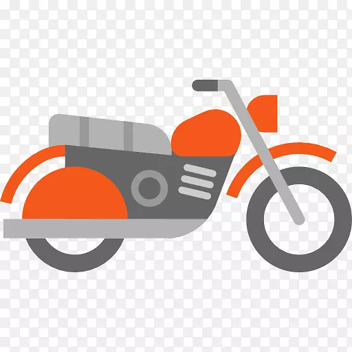 汽车摩托车运输图标-摩托车