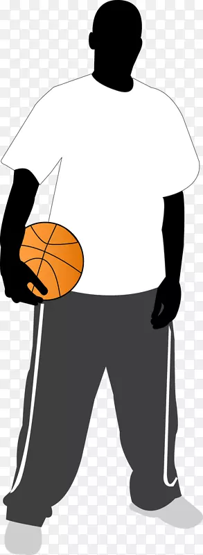 篮球-那个拿着篮球的人