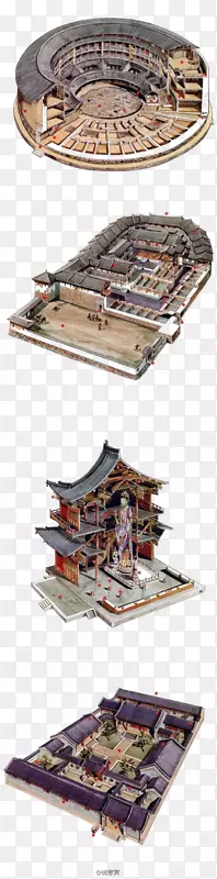 建筑绘画-复古建筑