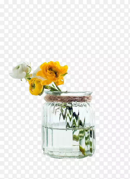 玻璃瓶花-一瓶花