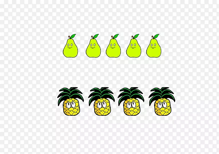 商标菠萝图案-菠萝及梨