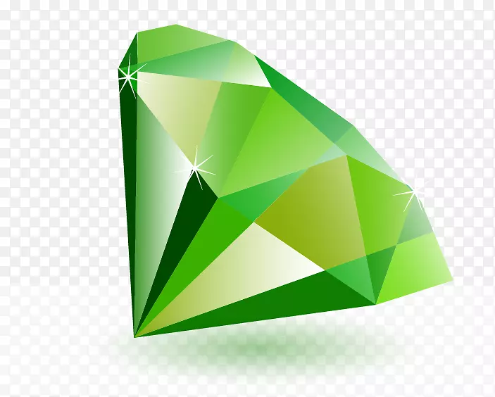 钻石宝石下载-彩色钻石晶体金刚石元素载体材料