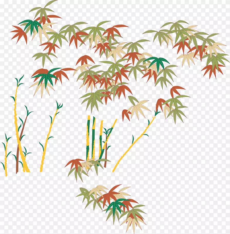 竹画-美丽的竹子PNG图片素材下载_图片编号205528-PNG素材网