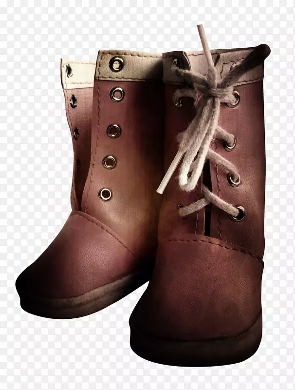 雪地靴鞋-漂亮的棕色靴子