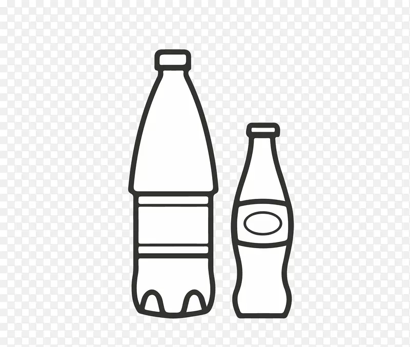 软饮料碳酸水玻璃瓶矿泉水-矿泉水瓶免费下载