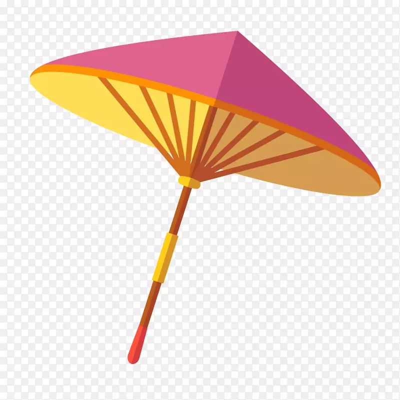 油纸伞.粉红色纸伞
