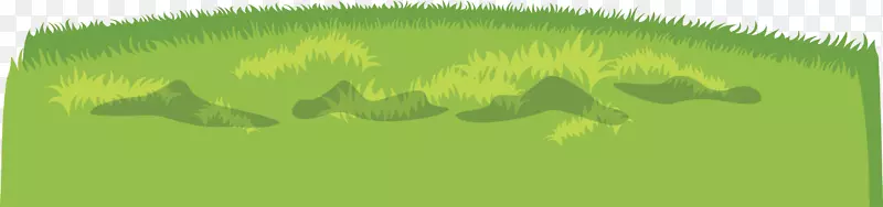 纸生态动物草-绿草