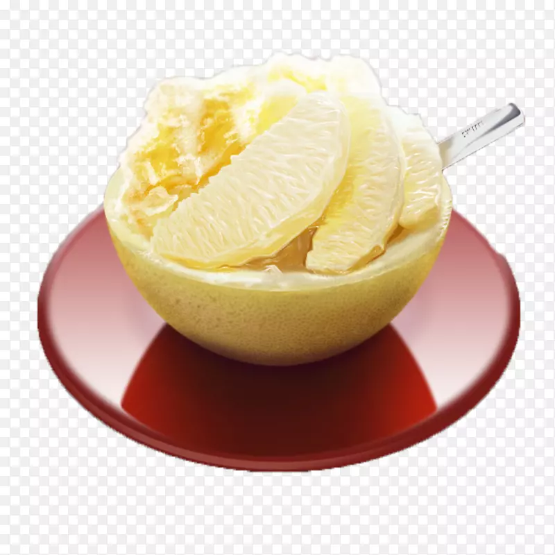 果汁玉茶、芒果、柚子、西柚-柚子碗图片材料