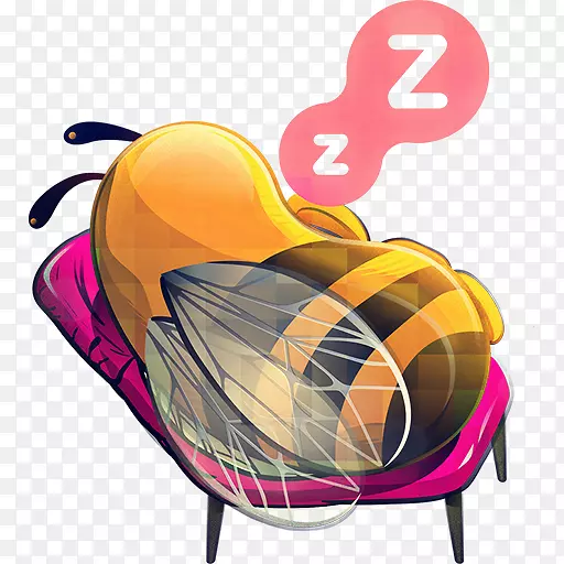 蜜蜂图标设计图标-沉睡的蜜蜂