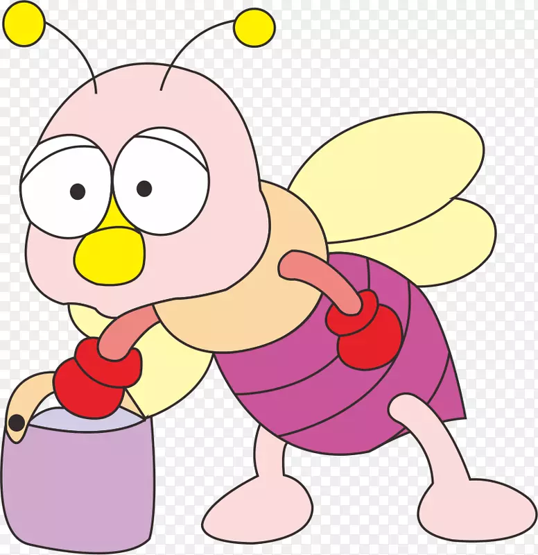 蜜蜂动画剪贴画-蜜蜂