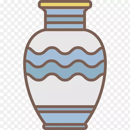 花瓶可伸缩图形图标-花瓶