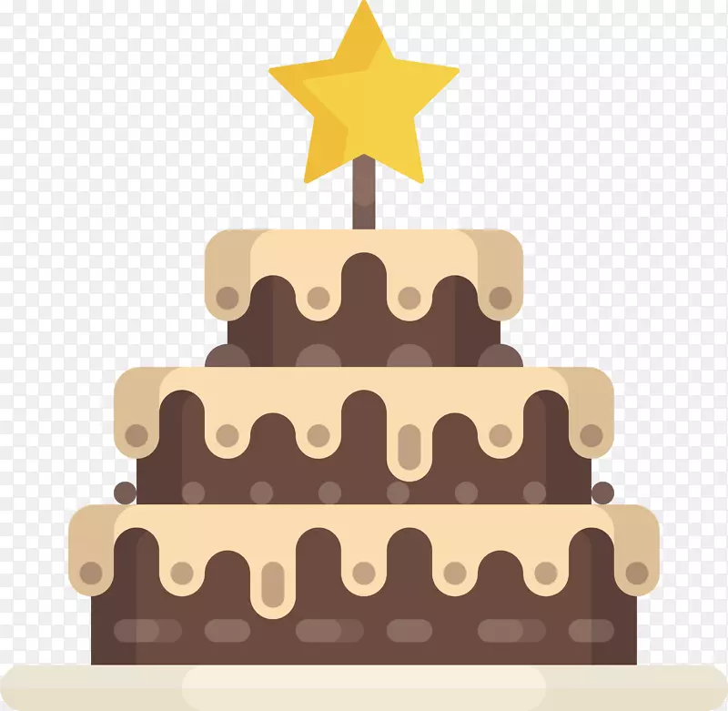 巧克力蛋糕生日蛋糕层蛋糕奶油巧克力蛋糕