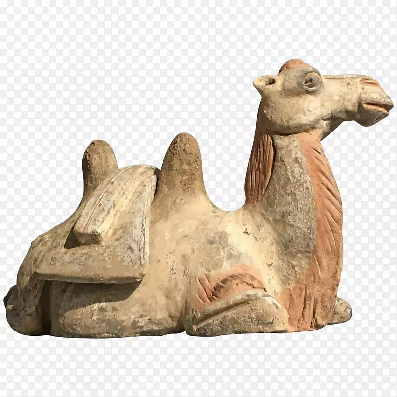 唐朝加纳帝国马鞍-骆驼雕像