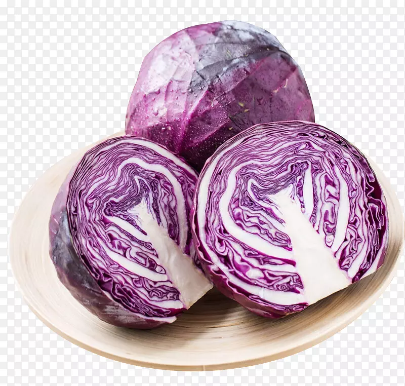 红卷心菜紫-半开紫卷心菜
