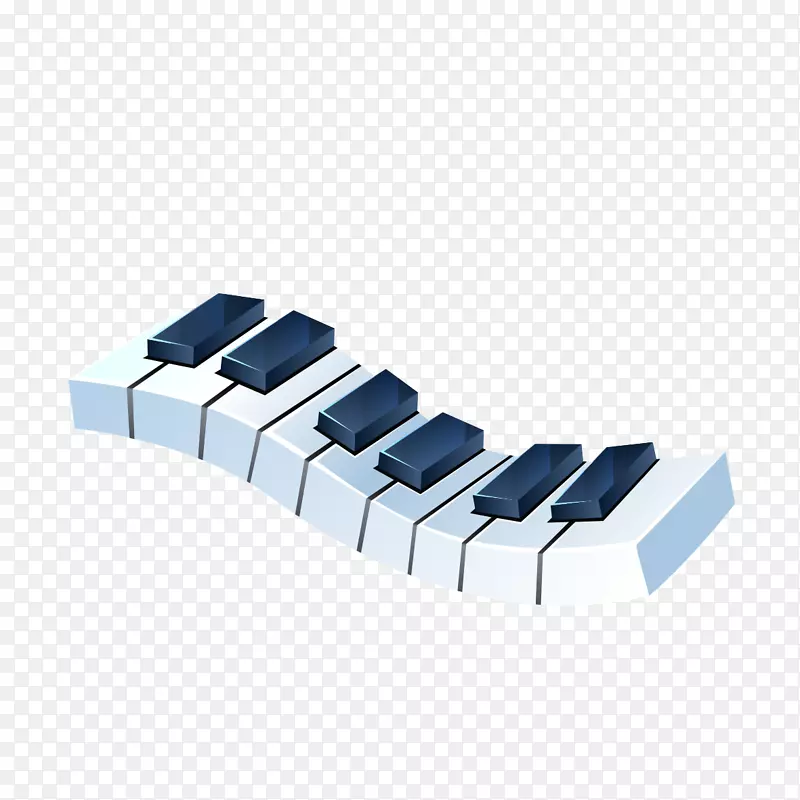 钢琴音乐键盘绘图.黑白钢琴键