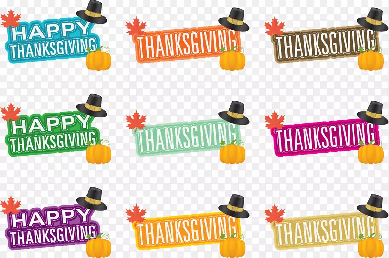 感恩节剪贴画-不同的感恩节英语