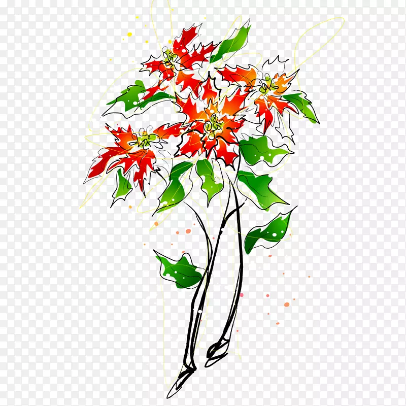 花卉设计绘画插画厂