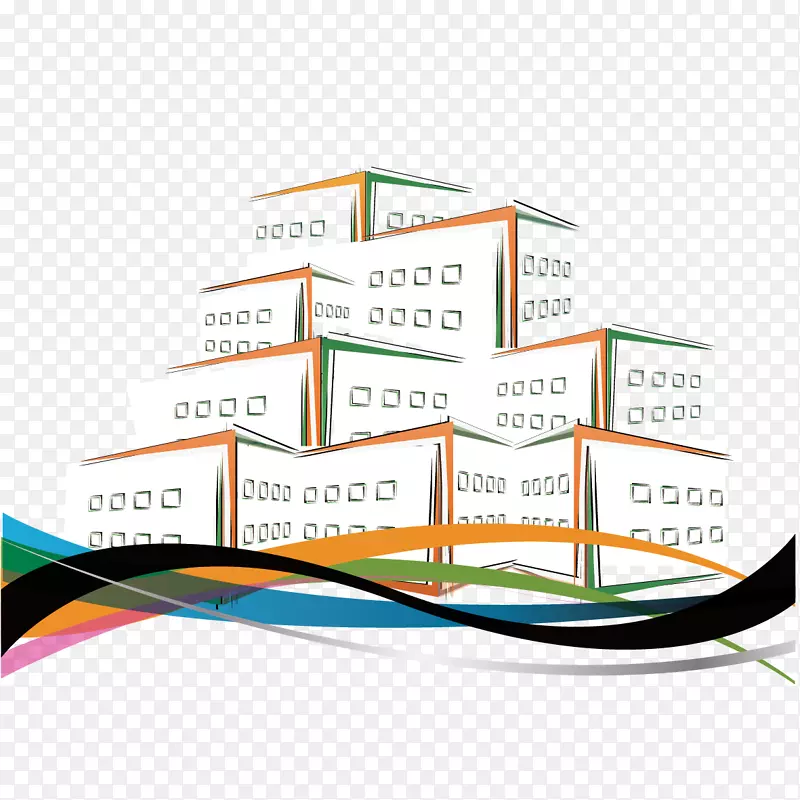 住宅房地产建筑-创意建筑