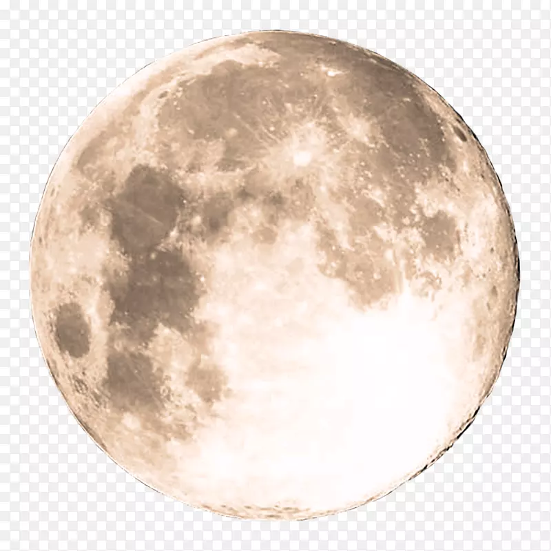 月球图-月面卡通月牙图