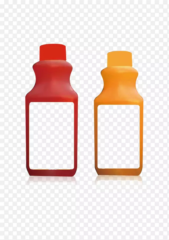 橙汁奶瓶