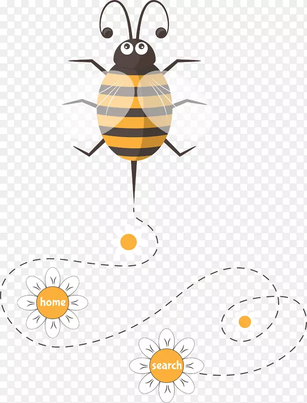 蜜蜂大黄蜂卡通片艺术蜜蜂