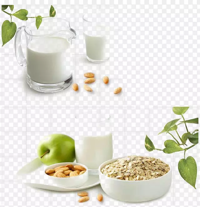 豆奶早餐，谷类食品，素食-营养早餐